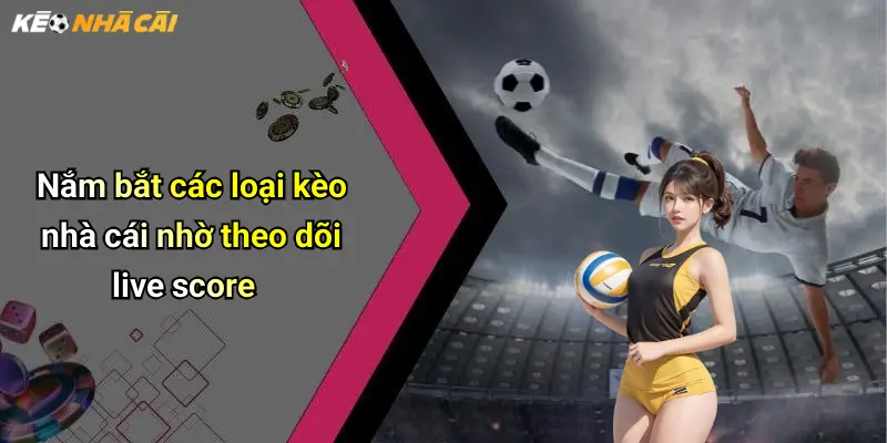 Nắm bắt các loại kèo nhà cái nhờ theo dõi live score