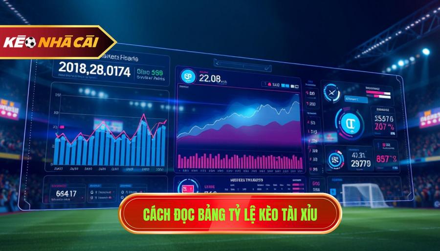2. Cách đọc bảng tỷ lệ kèo tài xỉu
