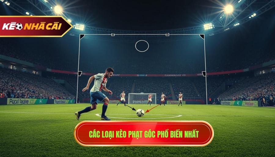3. Các loại kèo phạt góc phổ biến nhất