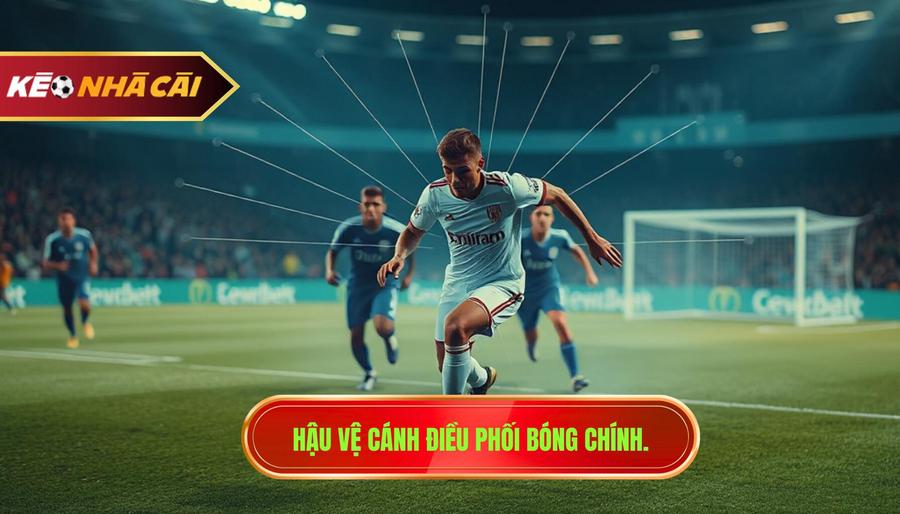 Hậu vệ cánh là "trạm trung chuyển" bóng chủ chốt